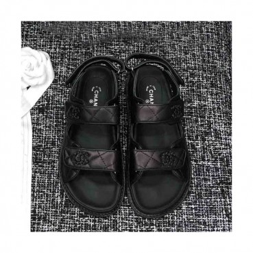 Chanel 2019 Ladies Leather Sandal - 샤넬 2019 여성용 레더 샌들 CHAS0040.Size(225 
