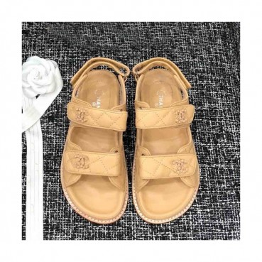 Chanel 2019 Ladies Leather Sandal - 샤넬 2019 여성용 레더 샌들 CHAS0039.Size(225 