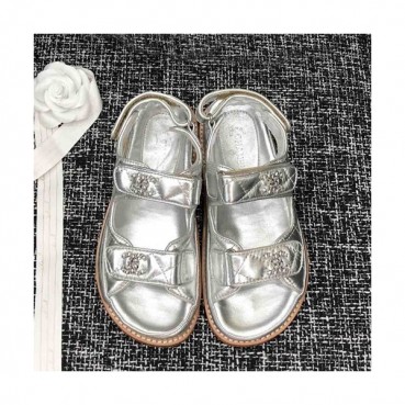Chanel 2019 Ladies Leather Sandal - 샤넬 2019 여성용 레더 샌들 CHAS0037.Size(225 
