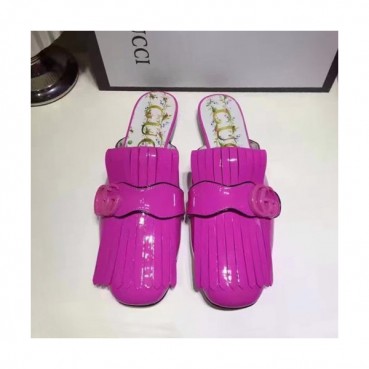 Gucci 2019 Ladies Leather Slipper - 구찌 2019 여성 레더 슬리퍼 GUCS0026,Size(225 