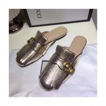 Gucci 2019 Ladies Leather Slipper - 구찌 2019 여성 레더 슬리퍼 GUCS0025,Size(225 