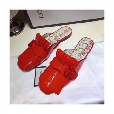 Gucci 2019 Ladies Leather Slipper - 구찌 2019 여성 레더 슬리퍼 GUCS0024,Size(225 