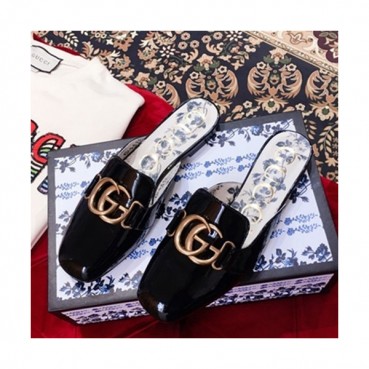 Gucci 2019 Ladies Leather Slipper - 구찌 2019 여성 레더 슬리퍼 GUCS0020,Size(225 