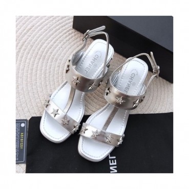 Chanel 2019 Ladies Leather Sandal - 샤넬 2019 여성용 레더 샌들 CHAS0015.Size(220 