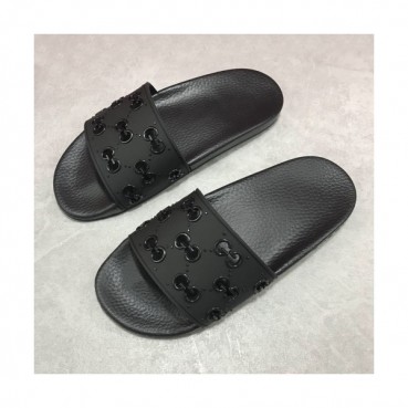 Gucci 2019 Mm/Wm GG Logo Casual Slipper - 구찌 남자 GG 로고 캐쥬얼 슬리퍼 Guc006x.Size(225 