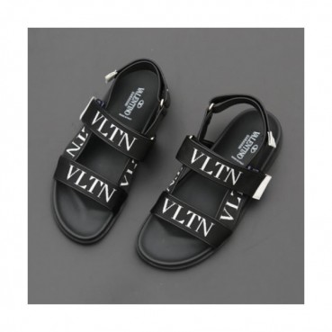 [매장판]Valentino 2019 Mm/Wm Logo Velvro Sandal - 발렌티노 남자 로고 벨크로 샌들 Val0216x.Size(230 