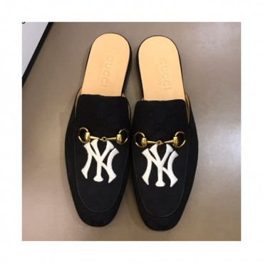 Gucci 2019 Mens Horsbit Yankees Blopper-mule 