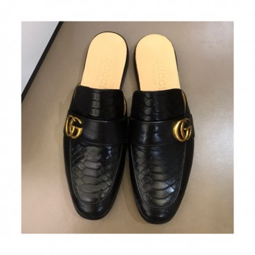 [커스텀급]Gucci 2019 Mens Vintage GG Logo Blopper-mule 