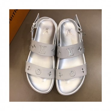 Louis Vuitton 2019 Mens Initial Logo Leather Sandal - 루이비통 남성 이니셜 로고 레더 샌들 Lou01134x.Size(240 
