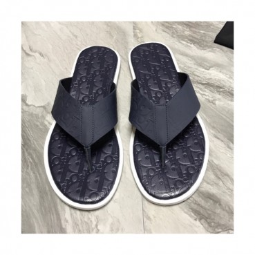 [여름추천템]Dior 2019 Mens Initial Logo Leather Flip-flap 