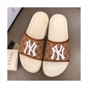 [특가추천템]Gucci 2019 Mens Logo Leather Slipper - 구찌 남성 로고 레더 슬리퍼 Guc01103x.Size(240 