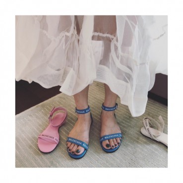 Balenciaga 2019 Womens Logo Strap Sandal - 발렌시아가 여성 로고 스트랩 샌달 Bal0183x.Size(225 