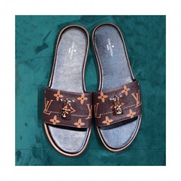 Louis Vuitton 2019 Womens Monogram Lock it Slipper- 루이비통 여성 모노그램 락잇 슬리퍼 Lou0985x.Size(225 