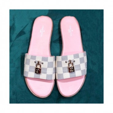 Louis Vuitton 2019 Womens Damier Lock it Slipper- 루이비통 여성 다미에 락잇 슬리퍼 Lou0984x.Size(225 