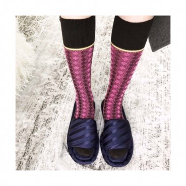 Balenciaga 2019 Womens Logo Silk Slipper - 발렌시아가 여성 로고 실크 슬리퍼 Bal0176x.Size(225 