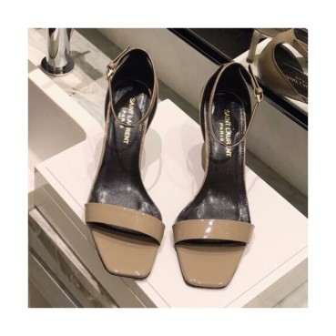 Saint Laurent 2019 Womens Patent Strap Sandal - 입생로랑 여성 페이던트 스트랩 샌달 Ysl0048x.Size(220 