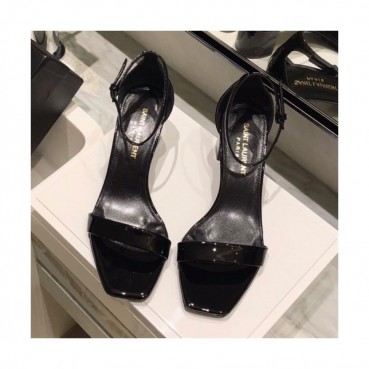 Saint Laurent 2019 Womens Patent Strap Sandal - 입생로랑 여성 페이던트 스트랩 샌달 Ysl0047x.Size(220 
