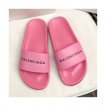 Balenciaga 2019 Mm/Wm Logo Leather Slipper - 발렌시아가 남자 로고 레더 샌들 Bal0150x.Size(225 