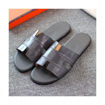Hermes 2019 Mens Classic Oasis Leather Sandal - 에르메스 남성 클래식 오아시스 레더 샌들 Her0257x.Size(245 