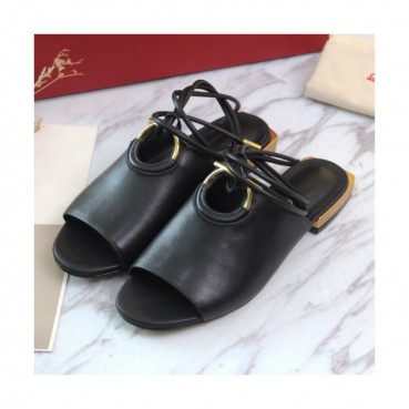 Salvatore Ferragamo 2019 Womens Gancio Strap Slipper - 살바토레 페라가모 여성 간치오 스트랩 슬리퍼 Fer0236x.Size(225 