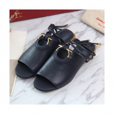 Salvatore Ferragamo 2019 Womens Gancio Strap Slipper - 살바토레 페라가모 여성 간치오 스트랩 슬리퍼 Fer0159x.Size(225 