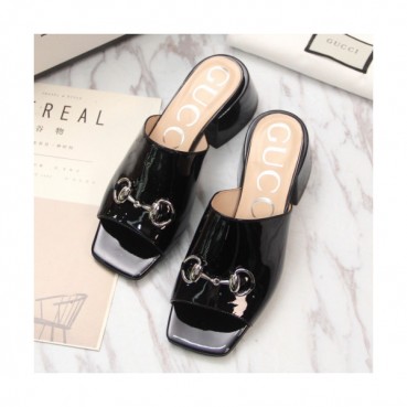 Gucci 2019 Ladies Horsbit Metal Logo Patent Leather Sandal - 구찌 여성 홀스빗 메탈 로고 페이던트 레더 샌들 Guc0941x.Size(225 