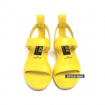 Golden Goose 2019 Womens Velcro Leather Sandals - 골든구스 여성 벨크로 레더 샌달 Gol0014x.Size (225 