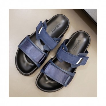 Prada 2019 Mens Velcro Strap Slipper - 프라다 남성 벨크로 스트랩 슬리퍼 Pra0518x.Size(240 
