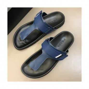 Prada 2019 Mens Velcro Strap Slipper - 프라다 남성 벨크로 스트랩 슬리퍼 Pra0515x.Size(240 