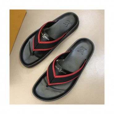 Louis Vuitton 2019 Mens Cajual Leather Flip-flap 