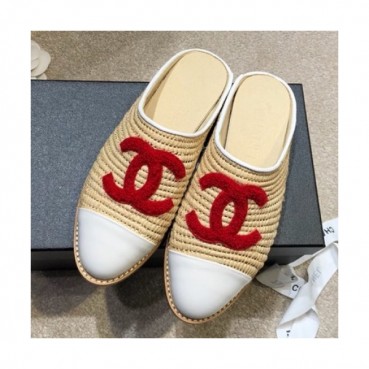 Chanel  2019 Ladies CC Logo Handicraft Sandals - 샤넬 2019 여성 신상 CC 로고 핸디크래프트 샌들 Cnl0162x.Size(225 