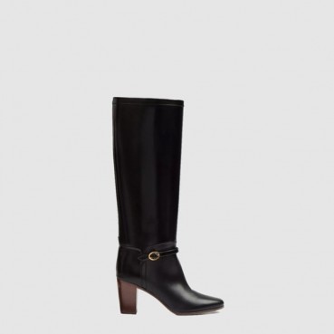 발렌티노 여성 패티 크러스트 레더 부츠 - Valentino Womens Patty Crust Leather Boots 