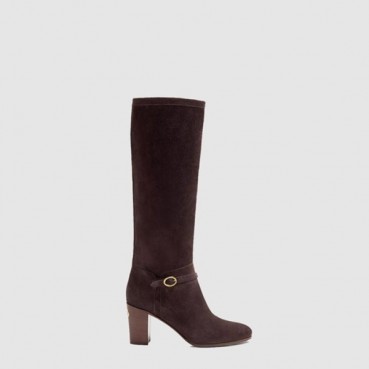 발렌티노 여성 패티 크러스트 레더 부츠 - Valentino Womens Patty Crust Leather Boots 