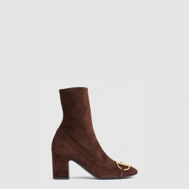구찌 여성 하프 홀스빗 앵클 부츠 - Gucci Womens Half Horsebit Ankle Boots 
