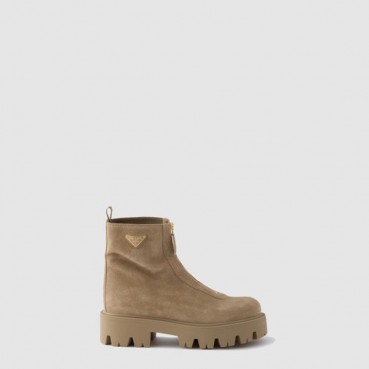 프라다 여성 부티 지퍼 클로저 - Prada Womens Booties with Zipper Closure 