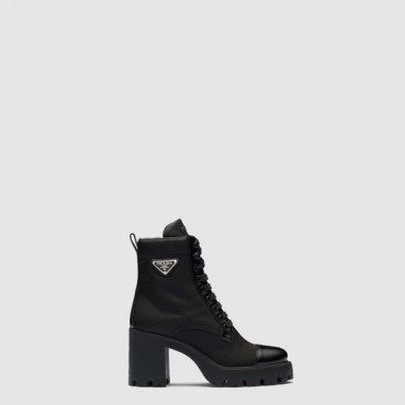 프라다 여성 리나일론 가죽 부티 - Prada Womens Re