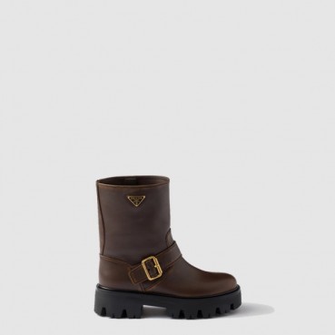 프라다 여성 가죽 부티 - Prada Womens Leather Booties 