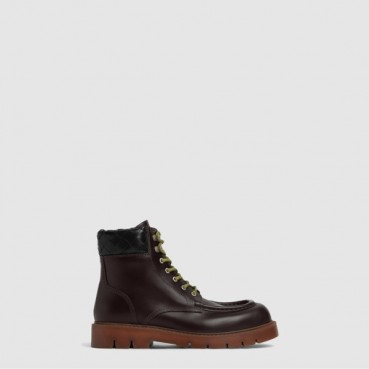 보테가 베네타 해드독 레이스업 앵클 부츠  - Bottega veneta Headdog Lace