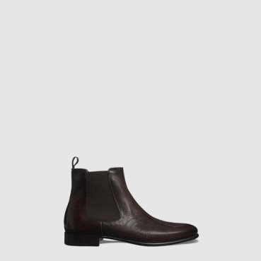벨루티 남성 콘트라스트 오슬로 레더 부츠 - Berluti Mens Contrast Oslo Leather Boots 