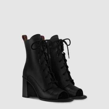 루이비통 여성 베를린 오픈 토 앵클 부츠 - Louis vuitton Womens Berlin Open Toe Ankle Boots 