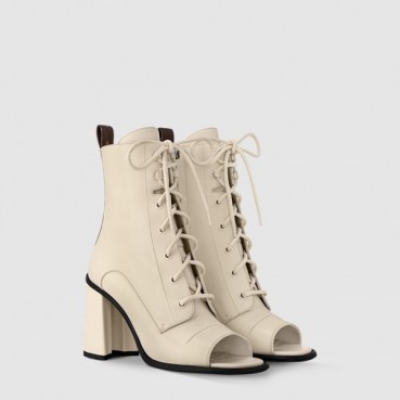 루이비통 여성 베를린 오픈 토 앵클 부츠 - Louis vuitton Womens Berlin Open Toe Ankle Boots 