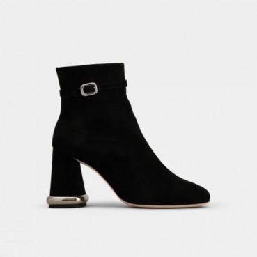 로저비비에 여성 첼시 비브 버클 부츠 - Roger Vivier Womens Black Boots 