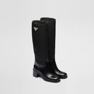 프라다 여성 삼각 롱 부츠 - Prada Womens Long Boots 