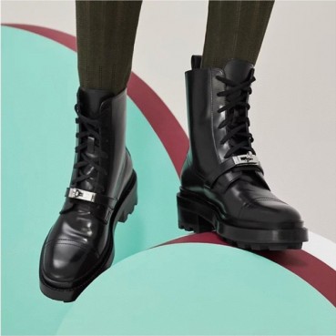 에르메스 여성 미들 부츠 - Hermes Womens Black Boots 