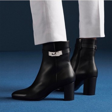 에르메스 여성 네오 앵클 부츠 - Hermes Womens Black Boots 