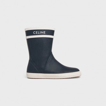 셀린느 여성 플랫 하프 레인부츠 【매장100만원대】 - Celine Womens Black Rain Boots 