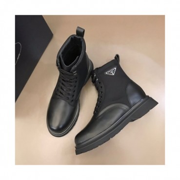프라다  남성 레더 부츠 Size(245 -265) 블랙 