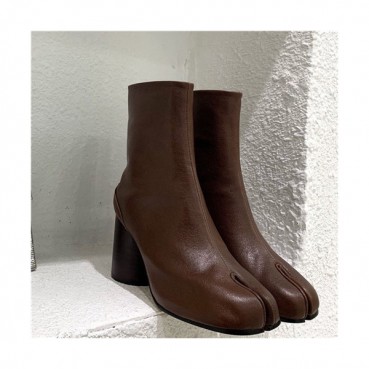 Maison Margiela 2021 Women's Leather Ankle Boots - 메종 마르지엘라 2021 여성용 레더 앵글부츠,Size(225