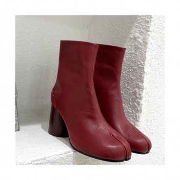 Maison Margiela 2021 Women's Leather Ankle Boots - 메종 마르지엘라 2021 여성용 레더 앵글부츠,Size(225