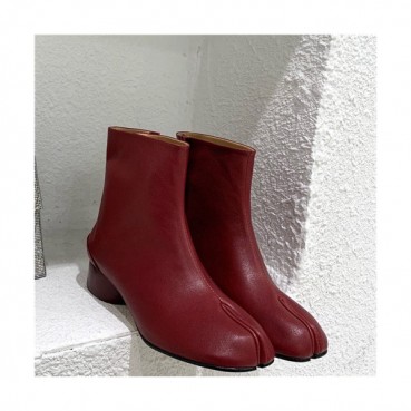 Maison Margiela 2021 Women's Leather Ankle Boots - 메종 마르지엘라 2021 여성용 레더 앵글부츠,Size(225